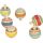 Wooden Gyro Top Set