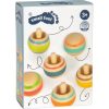 Wooden Gyro Top Set