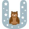 Wooden Nursery Letters U