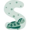 Wooden Nursery Letters S