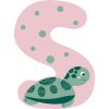 Wooden Nursery Letters S