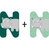 Wooden Nursery Letters N