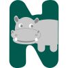 Wooden Nursery Letters N