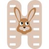 Wooden Nursery Letters H