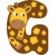 Wooden Nursery Letters G