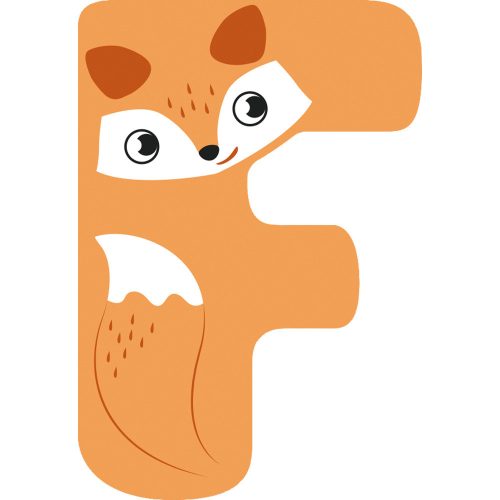 Wooden Nursery Letters F