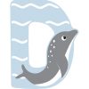 Wooden Nursery Letters D