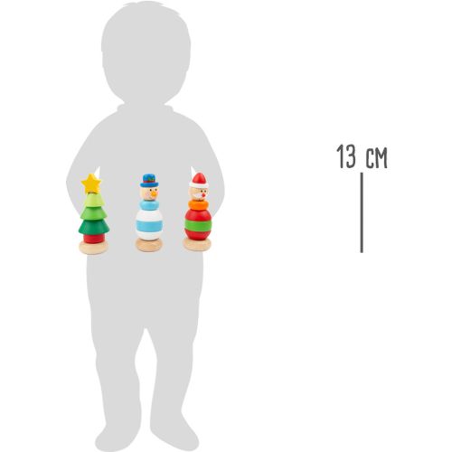 Christmas Stacking Figurines Display