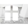 Play Kitchen made of Construction Cardboard