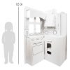 Play Kitchen made of Construction Cardboard