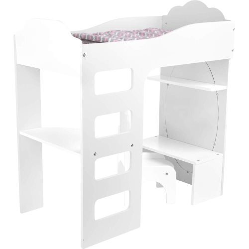 Doll's Loft Bed with Desk