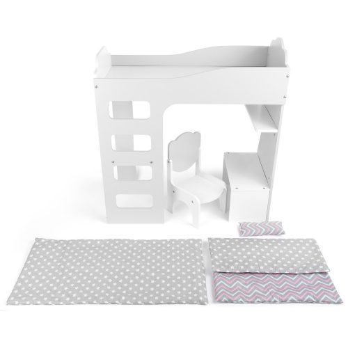 Doll's Loft Bed with Desk