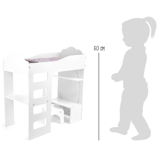 Doll's Loft Bed with Desk