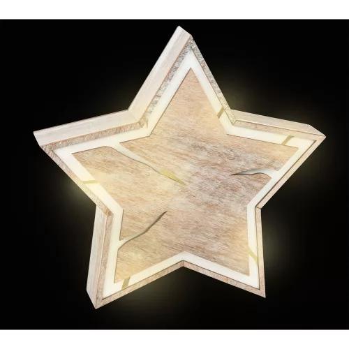 Compact Light-Up Star Tree Pit Design
