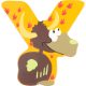 Wooden Letter Animals Y