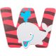 Wooden Letter Animals W