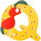 Wooden Letter Animals Q
