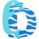 Wooden Letter Animals D