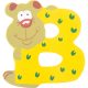 Wooden Letter Animals B