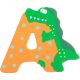 Wooden Letter Animals A