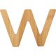 ABC Bamboo Letters W