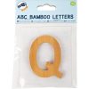 ABC bambusz betűk Q
