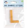 ABC bambusz betűk L