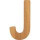 ABC Bamboo Letters J