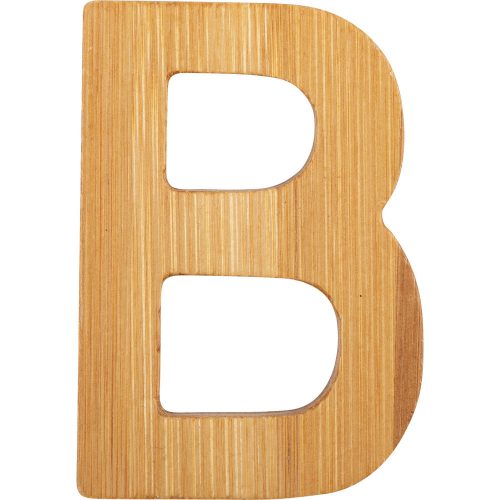ABC bambusz betűk B