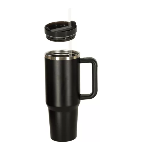 Thermal mug with handle thermos 1200ml black