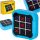 Circle and crosses electronic game blue