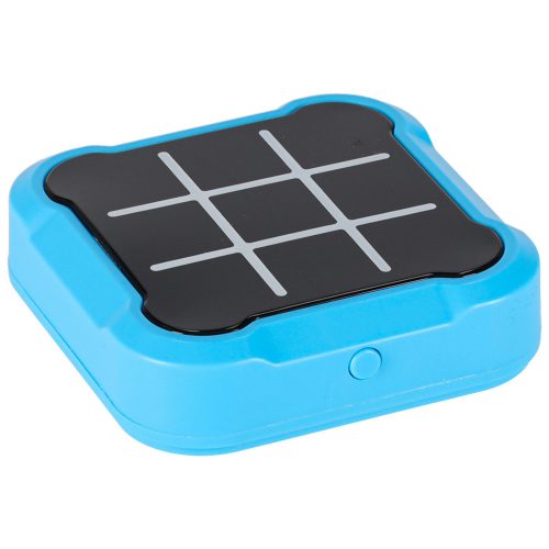 Circle and crosses electronic game blue