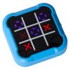Circle and crosses electronic game blue