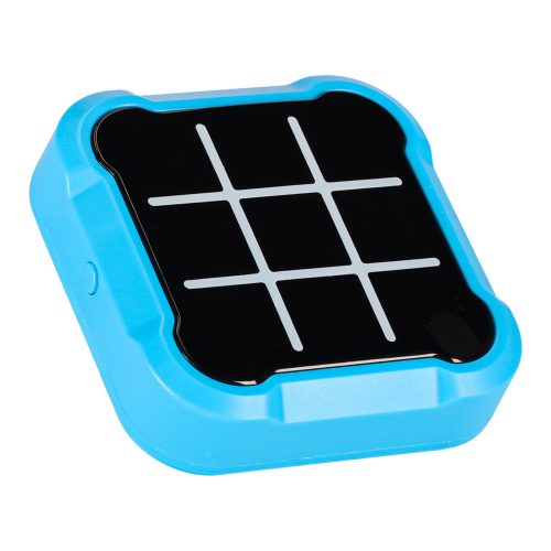 Circle and crosses electronic game blue