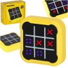 Circle and crosses electronic game yellow