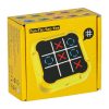 Circle and crosses electronic game yellow