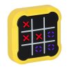 Circle and crosses electronic game yellow