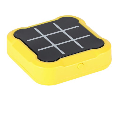 Circle and crosses electronic game yellow