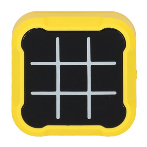 Circle and crosses electronic game yellow