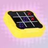 Circle and crosses electronic game yellow