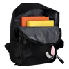 Junior single compartment school backpack black