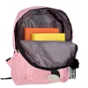 Youth single compartment school backpack pink