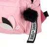 Youth single compartment school backpack pink