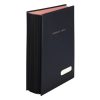 Signature book HANIBAL A/4 pp/cardboard 14 parts black