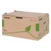 Archiving container for boxes ESSELTE Eco 439x259x340 mm with forward-opening roof brown