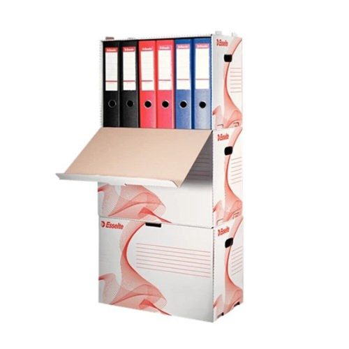 Archiving container for file organizer ESSELTE 525x338x306mm with front-opening roof white