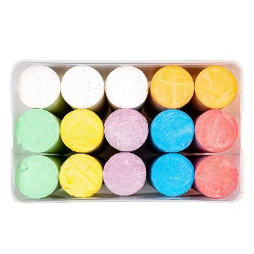 Asphalt chalk ASTRA FUN bucket jumbo 15 pieces