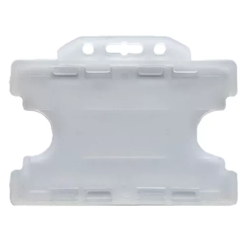 ID card holder Proximity vertical 85x54mm opal 2 cards