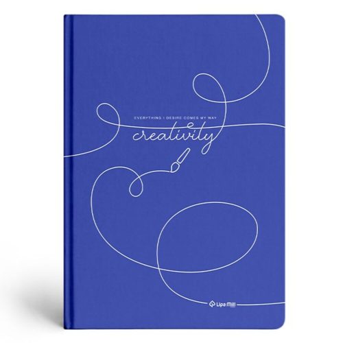 Register book LIPAMILL checkered A/4 96 sheets hardcover