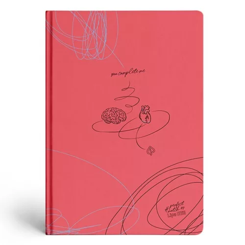 Registration book checkered LIPAMILL A/5 96 sheets hardcover